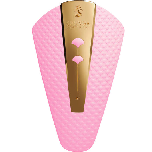 Shunga - Masseur Intime Obi Rose - SHUNGA TOYS | sextoys, vibrateurs, vibromasseurs clitoridiens à poser | Dimensions : 334