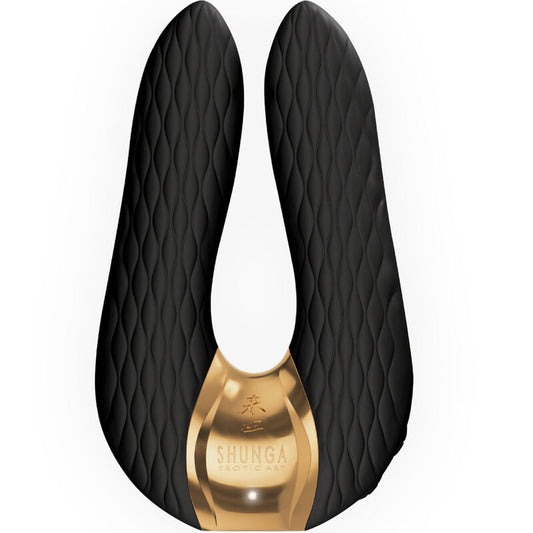 Shunga - Masseur Intime Aiko Noir - SHUNGA TOYS | sextoys, vibrateurs, vibrateurs hi-tech | Dimensions : 350
