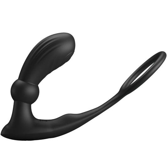 Pretty Love - Anneau Anal Et Vibrateur Warren Noir