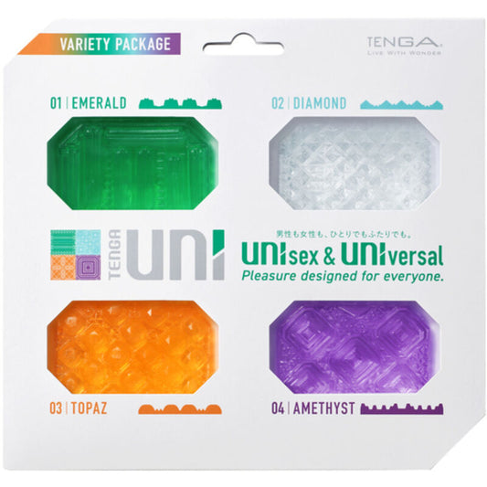 Tenga - Pack De Dés  Dés Pour Masturbateur Uni Variety 4 Unités - TENGA | sextoys, jouets sexuels pour hommes, divers masturbateurs | Dimensions : 176