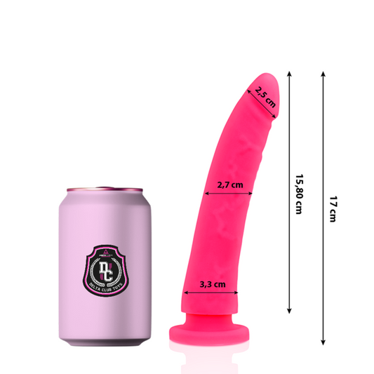 Delta Club - Toys Gode Médical Silicone Rose 17 Cm -O- 3 Cm - DELTACLUB | sextoys, godes sans vibration, pénis réalistes | Dimensions : 86