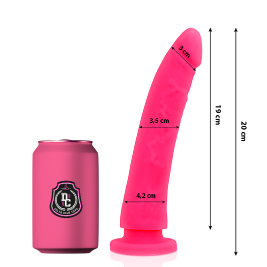 Delta Club - Toys Gode Médical Rose En Silicone 20 Cm -O- 4 Cm - DELTACLUB | sextoys, godes sans vibration, pénis réalistes | Dimensions : 368
