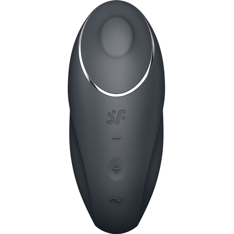 Satisfyer - Tap & Climax 1 Vibrateur Lay-On Noir - SATISFYER LAYONS | sextoys, vibrateurs, vibromasseurs clitoridiens à poser | Dimensions : 268