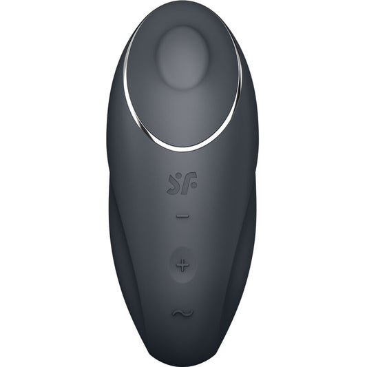 Satisfyer - Tap & Climax 1 Vibrateur Lay-On Noir - SATISFYER LAYONS | sextoys, vibrateurs, vibromasseurs clitoridiens à poser | Dimensions : 268