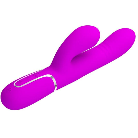 Pretty Love - Vibrateur Multifonction G-Spot Fuchsia - PRETTY LOVE FLIRTATION | sextoys, vibrateurs, vibrateurs de lapin | Dimensions : 398