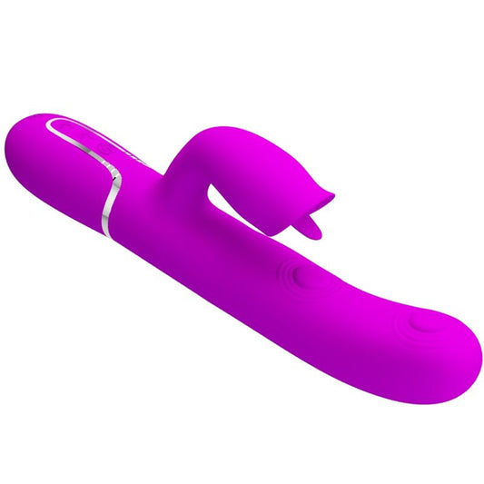 Pretty Love - Vibrateur Lapin À Lécher Fuchsia - PRETTY LOVE FLIRTATION | sextoys, vibrateurs, vibrateurs de lapin | Dimensions : 344