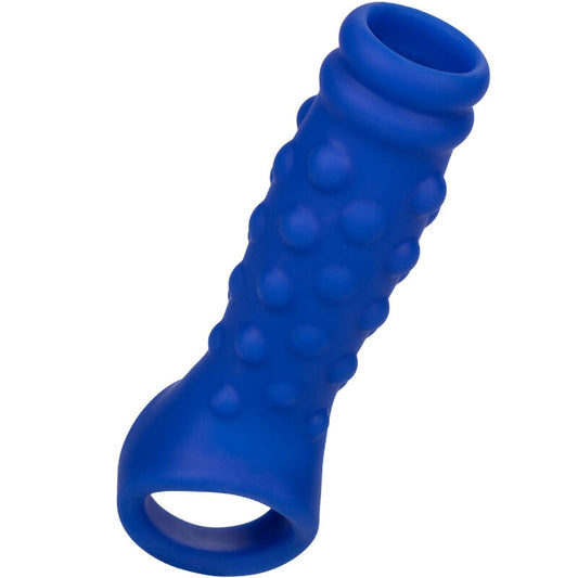 Calexotics - Admiral Couvercle De Pénis En Perles Silicone Liquide Bleu - CALEXOTICS | sextoys, jouets sexuels pour hommes, accessoires de pénis, manchons péniens sans extension | Dimensions : 142