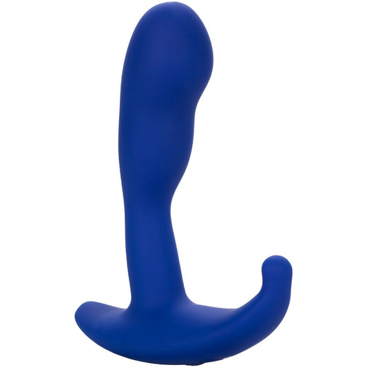 Calexotics - Admiral Stimulateur & Vibrateur Anal Courbé Bleu - CALEXOTICS | sextoys, anal, vibromasseurs anaux | Dimensions : 176