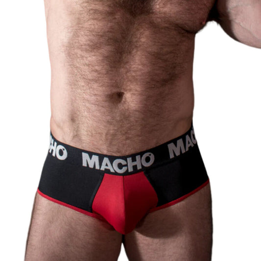 Macho - Ms26N Slip Noir/Rouge M