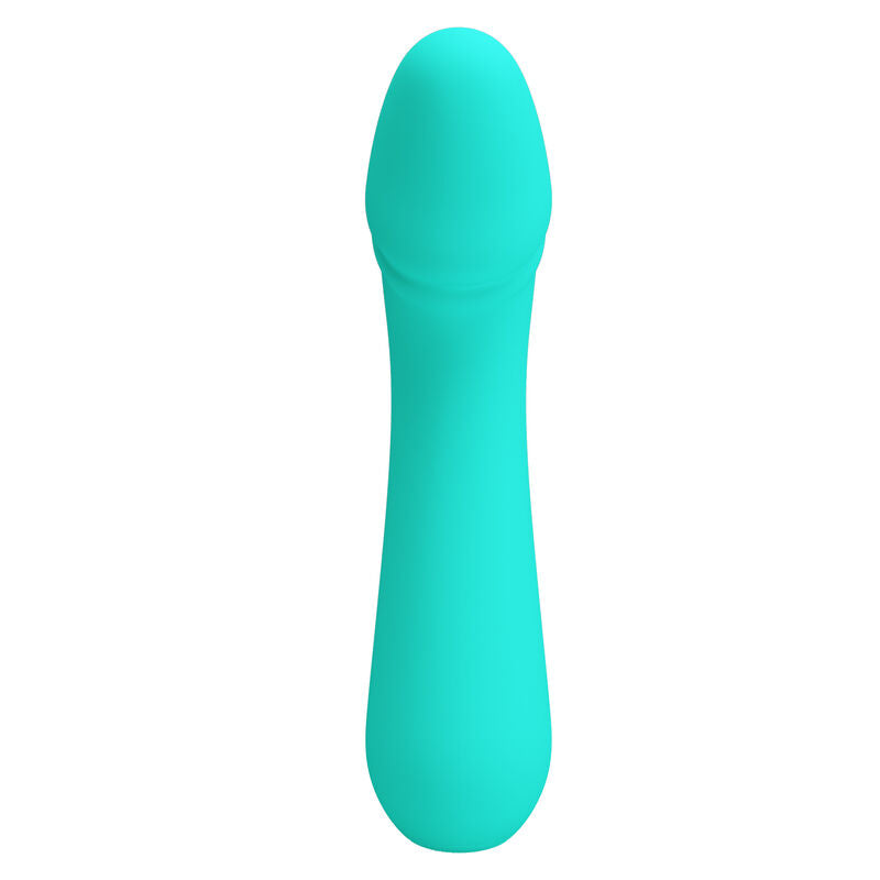 Pretty Love - Vibrateur Rechargeable Cetus Vert Aqua - PRETTY LOVE SMART | sextoys, vibrateurs, vibromasseurs point g | Dimensions : 435