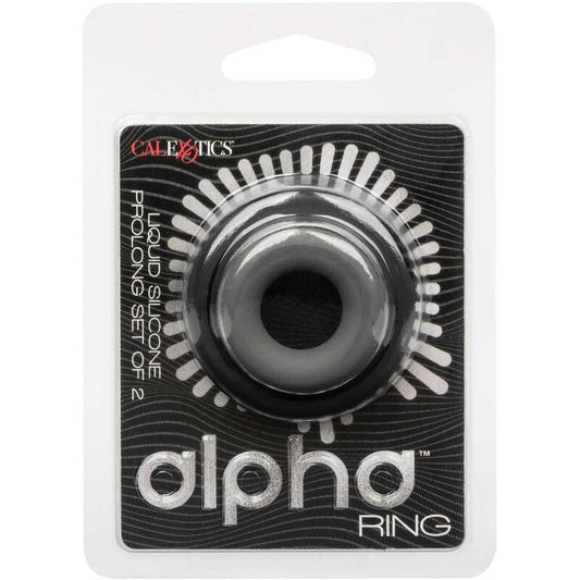 Calexotics - Alpha Prolong Lot De 2 Bague Gris