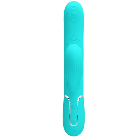 Pretty Love - Perlita Vibrateur Multifonction 3 En 1 Point G Vert Aqua