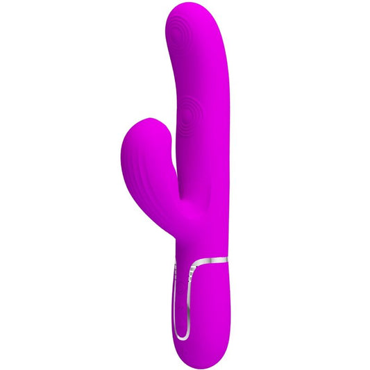 Pretty Love - Vibrateur Point G Multifonction 3 En 1 Perlita Violet - PRETTY LOVE FLIRTATION | sextoys, vibrateurs, vibromasseurs point g | Dimensions : 356