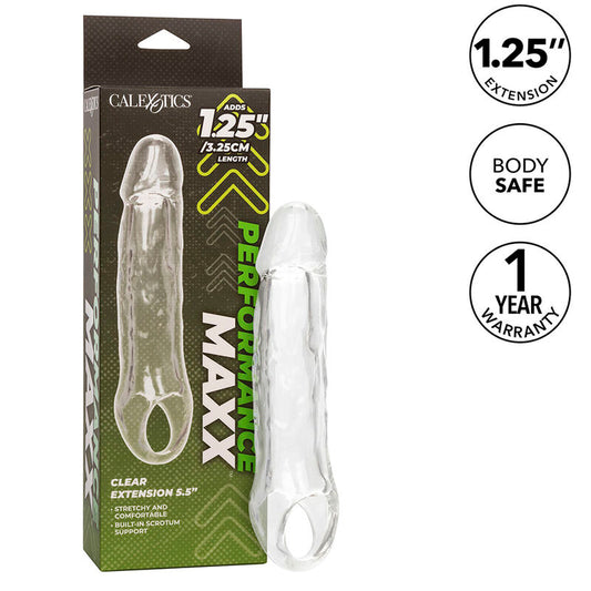 Calexotics - Extension Performance Maxx Clear 5,5 Transparente