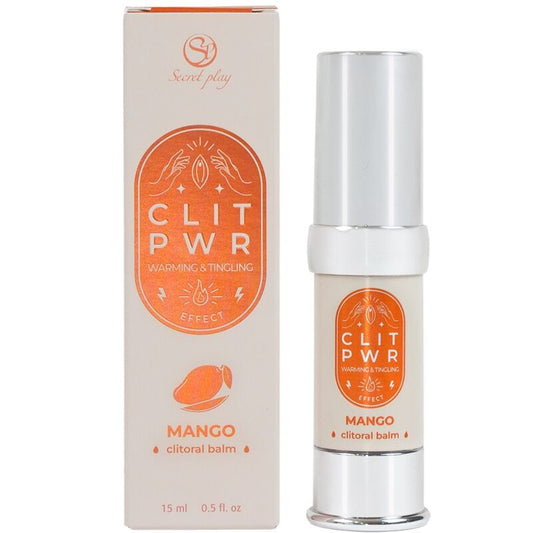 Secret Play - Baume Clitoris Clit Pwr Mangue - SECRETPLAY COSMETIC | pharmacie, stimulants pour les femmes, vibrateur liquide | Dimensions : 58