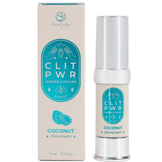 Secret Play - Baume De Clitoris  La Noix De Coco Clit Pwr - SECRETPLAY COSMETIC | pharmacie, stimulants pour les femmes, vibrateur liquide | Dimensions : 60