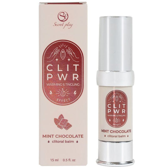 Secret Play - Clit Pwr Baume Clitoris Menthe Chocolat - SECRETPLAY COSMETIC | pharmacie, stimulants pour les femmes, vibrateur liquide | Dimensions : 60