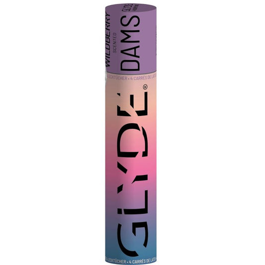 Sheer Glyde - Dams Laminas Latex Sexe Oral Mûres Sauvages - SHEER GLYDE | présesrvatifs, protection contre le sexe oral | Dimensions : 50