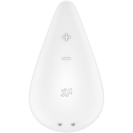 Satisfyer - Vibrateur Dew Drop Lay-On Blanc