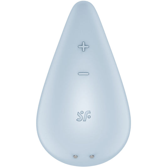 Satisfyer - Vibrateur Dew Drop Lay-On Bleu