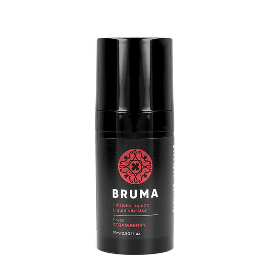 Vibromasseur Liquide Ultra Glissant Saveur Fraise 15 ml - BRUMA