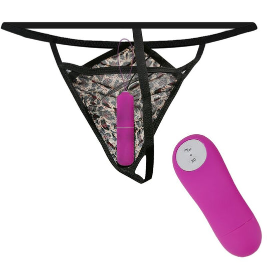 Baile - String Avec Balle Vibrante Et Control Violet - BAILE STIMULATING | sextoys, jouets pour femmes, stimulateurs, balles vibrantes | Dimensions : 186