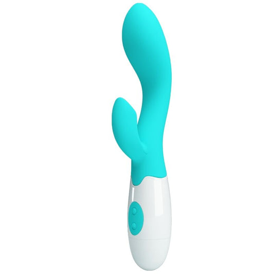 Pretty Love - Vibrateur Brighty G-Spot Vert Aqua - PRETTY LOVE FLIRTATION | sextoys, vibrateurs, vibromasseurs point g | Dimensions : 142