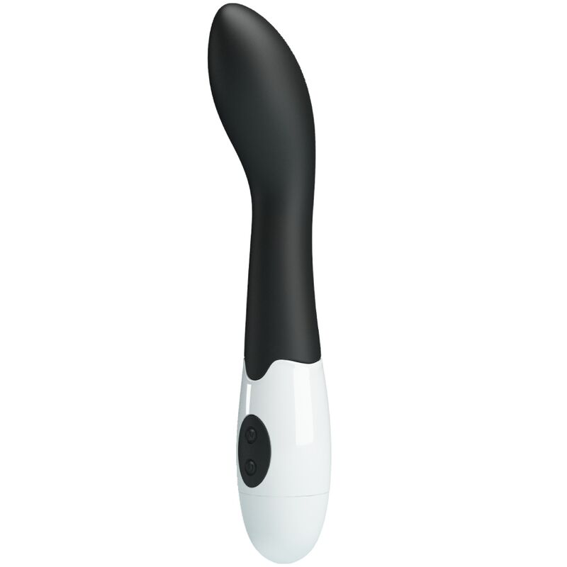 Pretty Love - Bishop Vibrateur Point G 30 Modes Noir - PRETTY LOVE FLIRTATION | sextoys, vibrateurs, vibromasseurs point g | Dimensions : 126