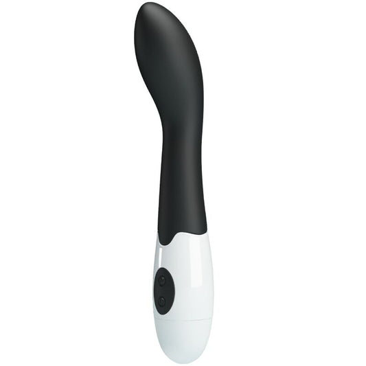 Pretty Love - Bishop Vibrateur Point G 30 Modes Noir - PRETTY LOVE FLIRTATION | sextoys, vibrateurs, vibromasseurs point g | Dimensions : 126