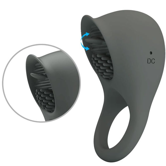 Pretty Love - Nimbus Anneau Vibrateur Avec Langue Gris