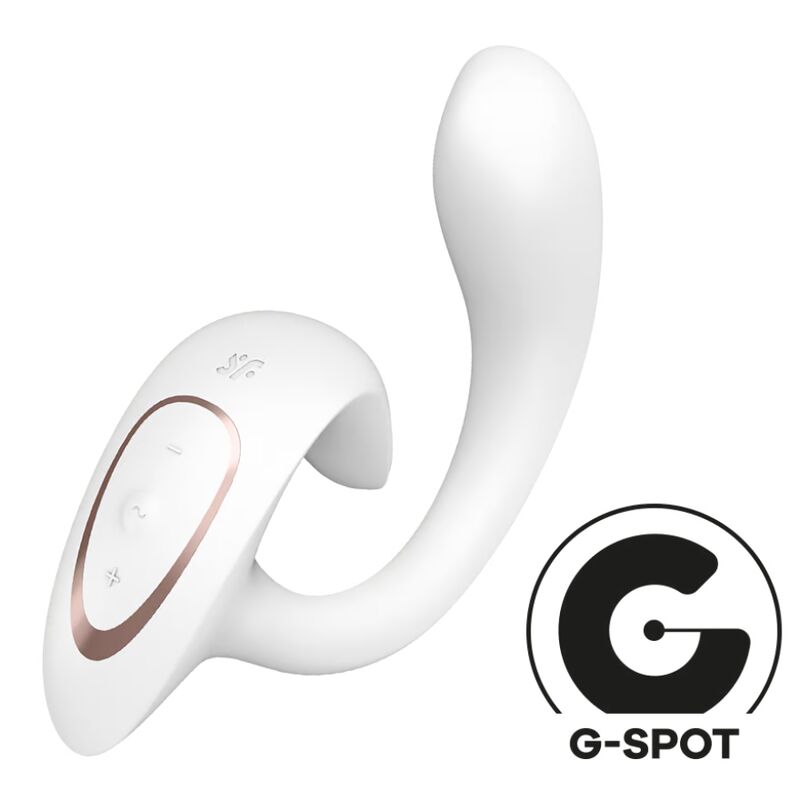Satisfyer - G For Goddess 1 Vibrateur Lapin Blanc - SATISFYER VIBRATOR | sextoys, vibrateurs, vibrateurs de lapin | Dimensions : 548