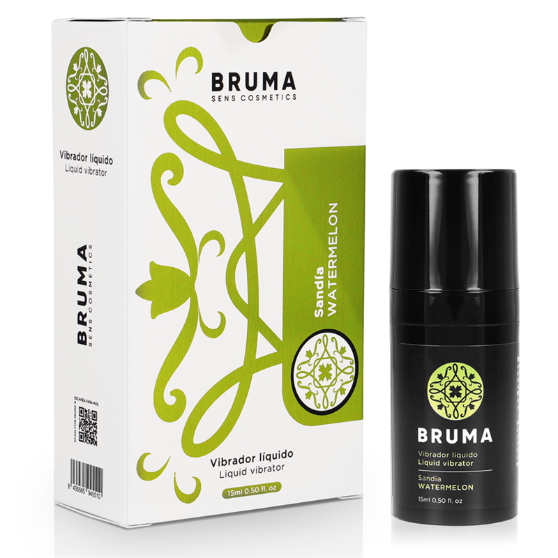 Bruma - Vibrateur Liquide Ultra Glissant Pastèque 15 Ml - BRUMA | pharmacie, stimulants pour les femmes, vibrateur liquide | Dimensions : 64