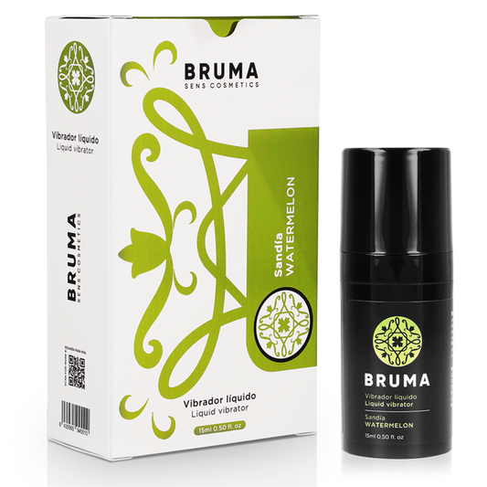Bruma - Vibrateur Liquide Ultra Glissant Pastèque 15 Ml - BRUMA | pharmacie, stimulants pour les femmes, vibrateur liquide | Dimensions : 64