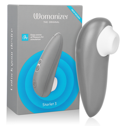 Womanizer - Stimulateur Clitoral Starlet 3 Gris - WOMANIZER | sextoys, jouets pour femmes, stimulateurs, masseuses | Dimensions : 190