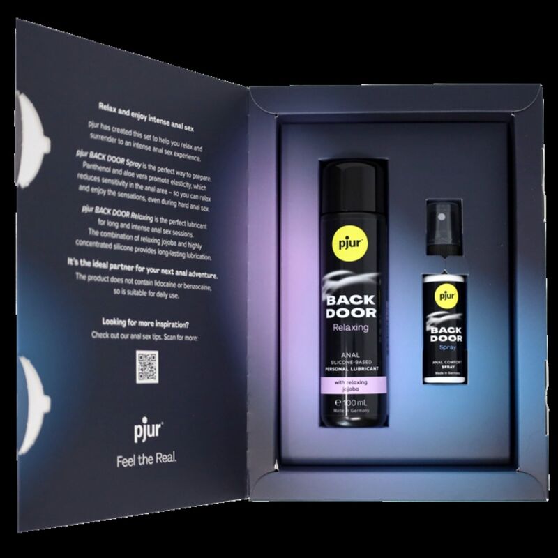 Ensemble de lubrifiant anal et spray PJUR Back Door