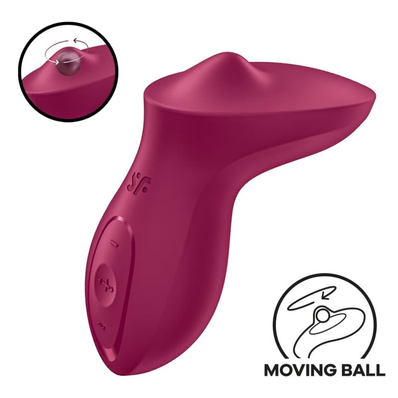 Satisfyer - Vibrateur Exciterrr À Poser Sur Le Clitoris Fuchsia - SATISFYER VIBRATOR | sextoys, vibrateurs, vibromasseurs clitoridiens à poser | Dimensions : 330
