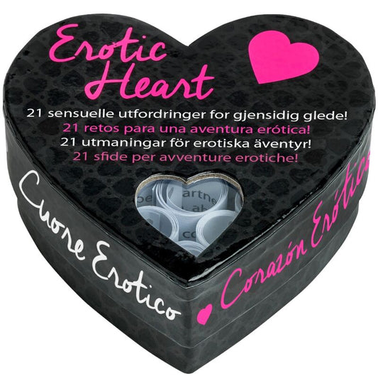Tease & Please - Mini Coeur Erotique - TEASE&PLEASE | jeux, jeux de couple | Dimensions : 26