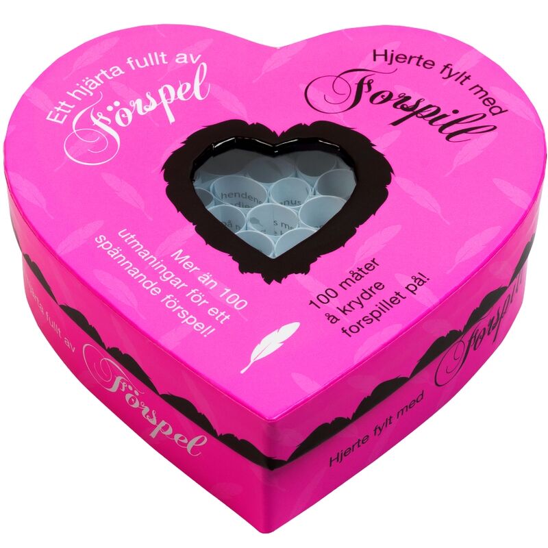Tease & Please - Coeur Plein De Préliminaires - TEASE&PLEASE | jeux, jeux de couple | Dimensions : 110
