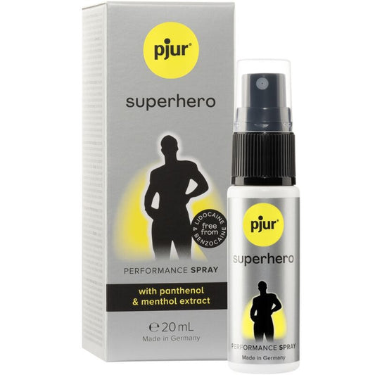 Pjur - Superhéros Performance Spray Retardant 20 Ml - PJUR | pharmacie, stimulants pour garçons, retardants | Dimensions : 44