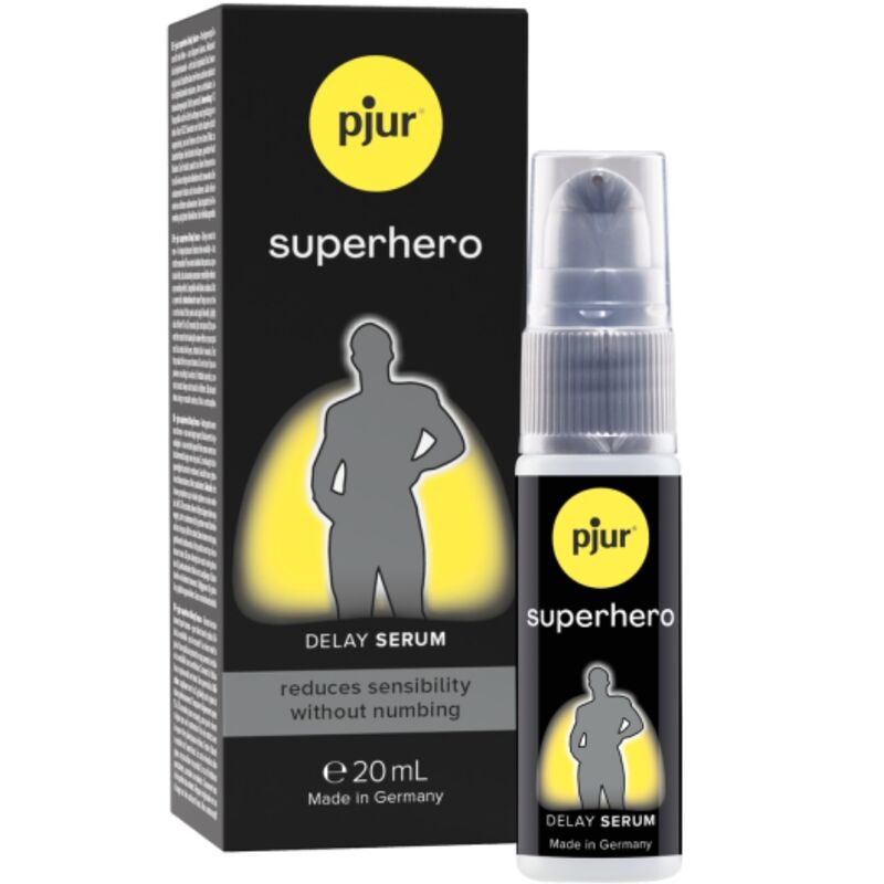 Pjur - Superhéros Sérum Retardant Concentré 20 Ml - PJUR | pharmacie, stimulants pour garçons, retardants | Dimensions : 30