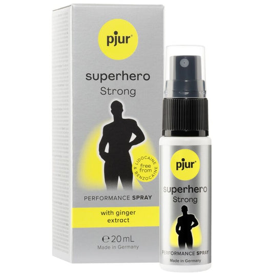 Pjur - Superhero Strong Retardant Spray 20 Ml - PJUR | pharmacie, stimulants pour garçons, retardants | Dimensions : 45