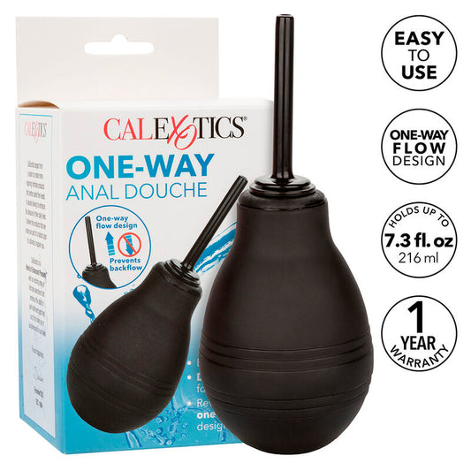 Calexotics - One Way Douche Anale Noire - CALEXOTICS | sextoys, anal, douche anale | Dimensions : 146