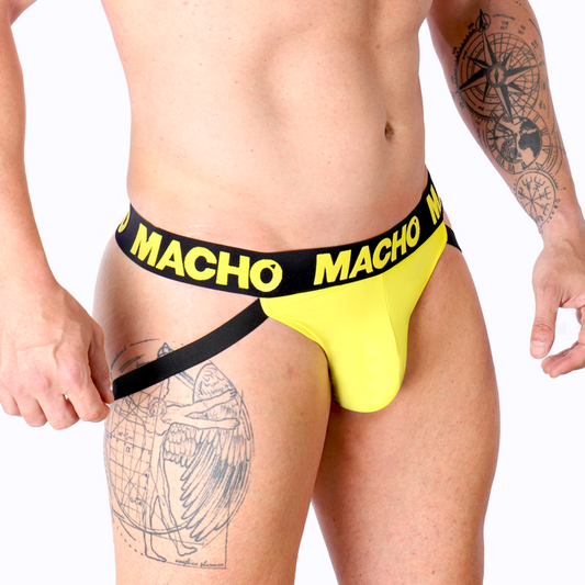 Macho - Mx25A Jock Lycra Jaune Xl