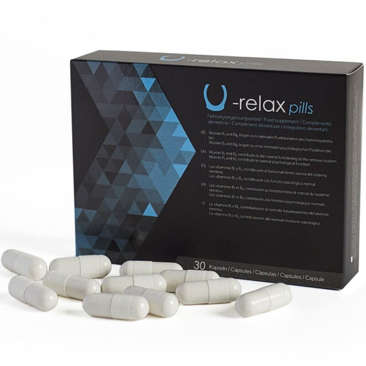 500 Cosmetics - Capsules U-Relax Relaxation Et Reduction De L'Anxiete - 30 Capsules. - 500COSMETICS | pharmacie, compléments alimentaires, pilules unisexes | Dimensions : 38