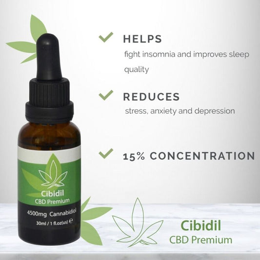 Huile de CBD Relaxante Cibidil