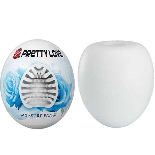 Pretty Love - Masturbateur Pour Homme Blanc D'Oeuf - PRETTY LOVE FLIRTATION | sextoys, jouets sexuels pour hommes, divers masturbateurs | Dimensions : 54