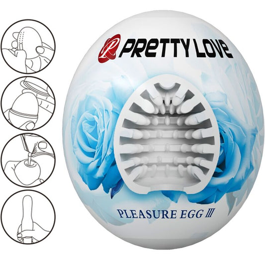 Pretty Love - Masturbateur Pour Homme Blanc D'Oeuf