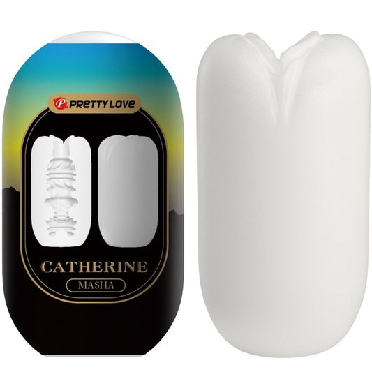 Pretty Love - Masturbateur Pour Homme Masha Blanc - PRETTY LOVE FLIRTATION | sextoys, jouets sexuels pour hommes, divers masturbateurs | Dimensions : 142