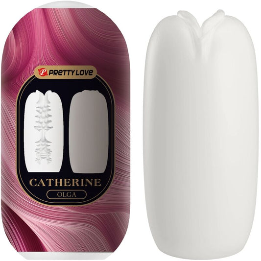 Pretty Love - Masturbateur Homme Olga Blanc - PRETTY LOVE FLIRTATION | sextoys, jouets sexuels pour hommes, divers masturbateurs | Dimensions : 234