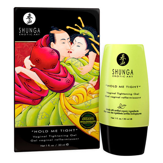 Shunga - Gel Vaginal Rétrécissant Hold Me Tight - SHUNGA APHRODISIACS | pharmacie, stimulants pour les femmes, rétrécissement vaginal | Dimensions : 98